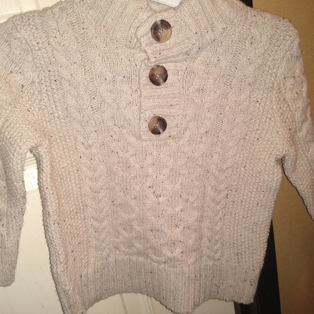 Cat &Jack Oatmeal Heather Sweater 2T